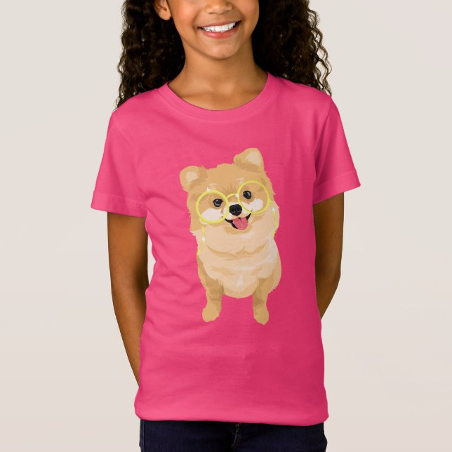 T-Shirt Miki le Pomeranian frais (Devant)