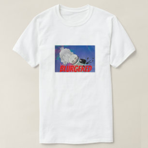 T-shirt Mikitiez blonde cheveux pincé blur costume cravate