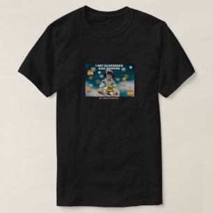 T-shirt Mikitiez espace dolly crâne chips hamburger french