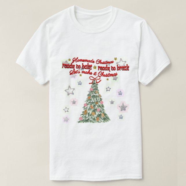 T-shirt Mikitiez rustic chirstmas vintage cozy farmhouse (Design devant)