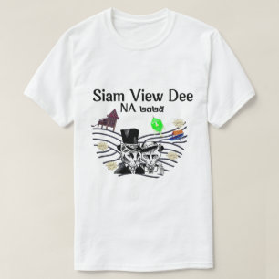 T-shirt Mikitiez siam pavillion lotus siamnese Thaïlande