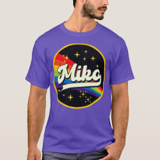 T-shirt Miko Rainbow Dans L'Espace Style Vintage