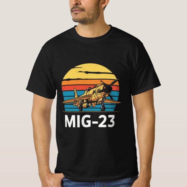 T-shirt Mikoyan-Gurevich MiG-23 (Devant)