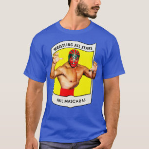 T-shirt Mil Mascaras 1982 Lutte Toutes Les Étoiles