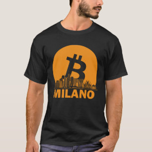 T-shirt Milan Bitcoin Maximaliste Bitcoin Milan Skyline