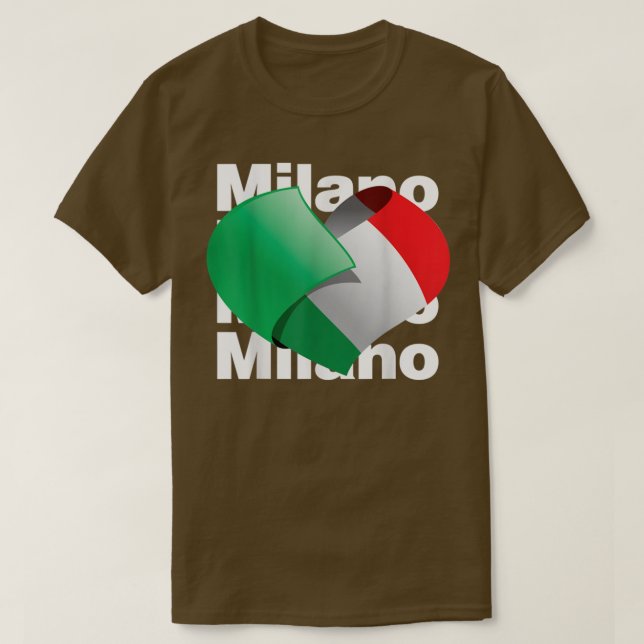 T-shirt Milan Italie (Design devant)