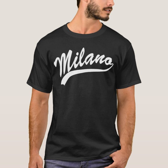 T-shirt Milan Italie Italia (Devant)
