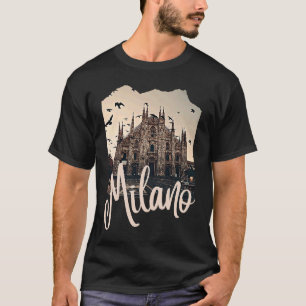 T-shirt Milan Italie Souvenir