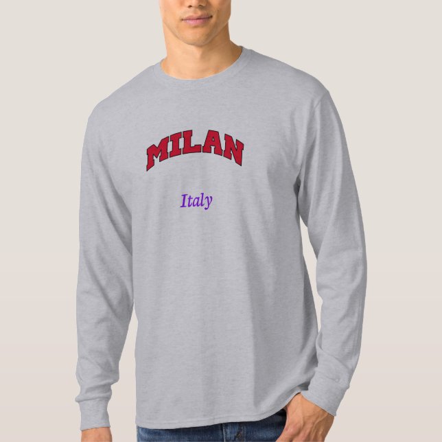 T-shirt Milan Italie Sweatshirt (Devant)