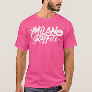 T-shirt Milano City Graffiti Street Art Handstyle Italie H