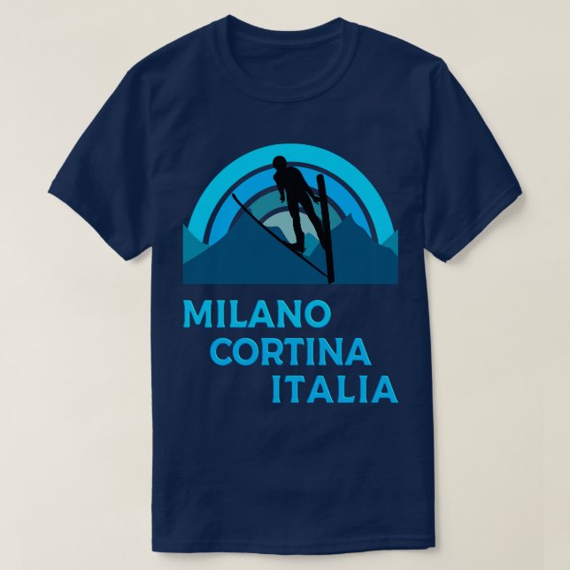 T-shirt Milano Cortina Italia (Design devant)