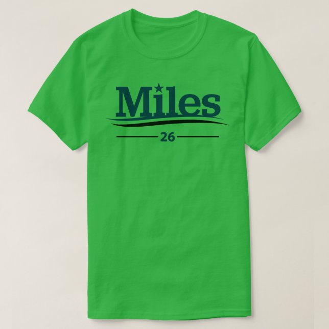 T-shirt Miles Campagne Argent (Design devant)