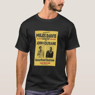 T-shirt Miles Davis Quintet et John Coltrane Stockholm 19