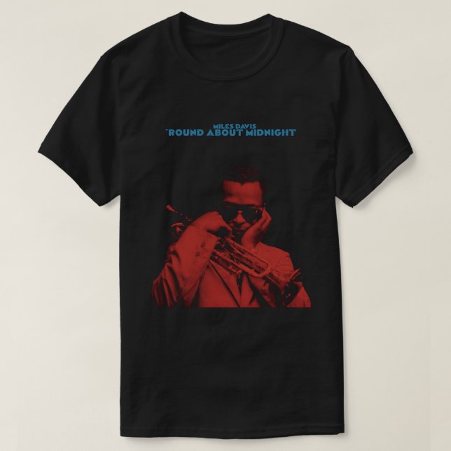 T-shirt Miles Davis Round About Midnight  (Design devant)