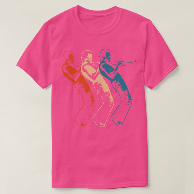 T-shirt Miles Davis Vintage Retro (Design devant)
