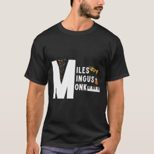 T-shirt Miles Mingus Monk Célèbre Orchestre de Jazz Nous A