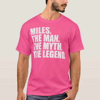 T-shirt MilesMiles Nom Miles prénom Miles