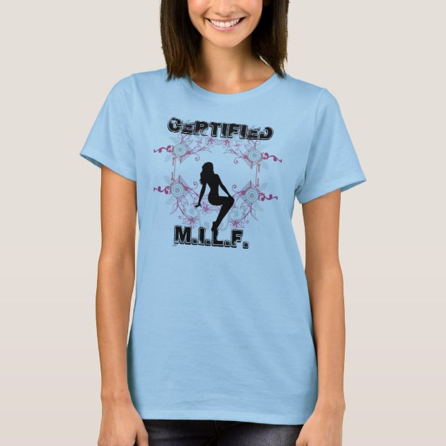 T-shirt MILF certifié (Devant)