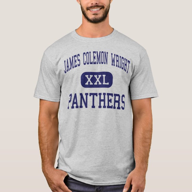 T-shirt Milieu Madison de panthères de James Colemon (Devant)