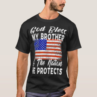 T-shirt Militaire américain et membre de la famille du pre
