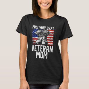 T-shirt Militaire Brat Vétérinaire Maman Vétérinaire
