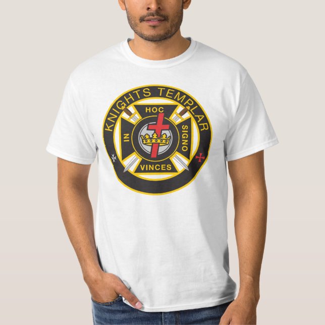 T-shirt militaire de Templar Commandery de (Devant)
