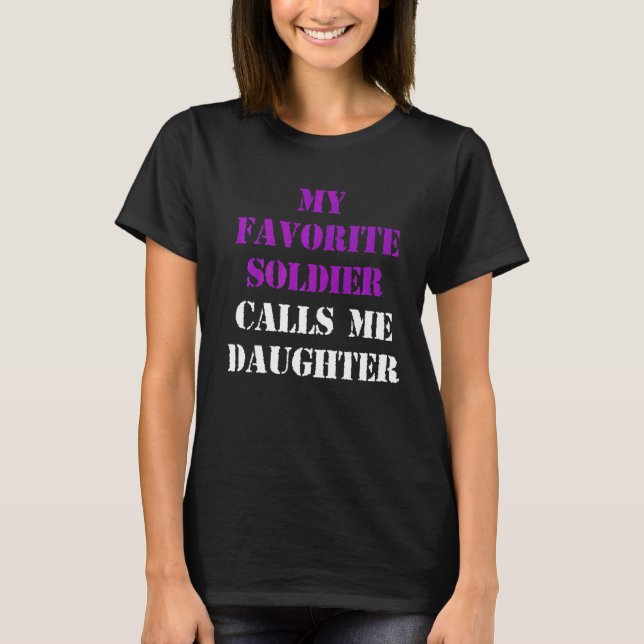T-shirt Militaire Mois Purple Up Appels 5 (Devant)