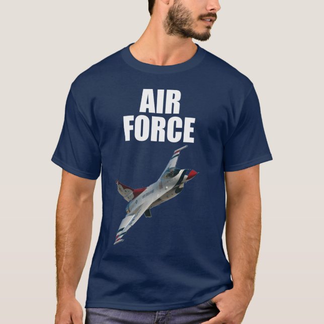 T-shirt militaire patriotique de l'Armée de l'Air (Devant)