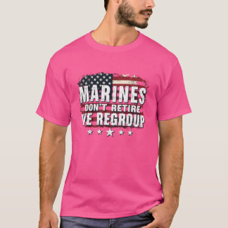 T-shirt militaire souvenir marin des États-Unis