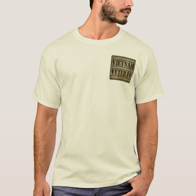 T-shirt Militaires de vétéran du Vietnam (Devant)