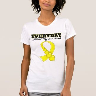 T-shirt Militaires quotidiens de meilleur ami de Mlle My