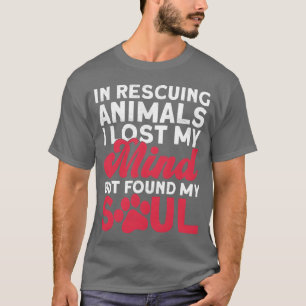 T-shirt Militant des droits des animaux Refuge pour animau