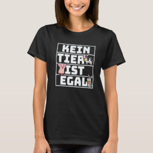 T-shirt Militant des droits des animaux Végétalien disant 