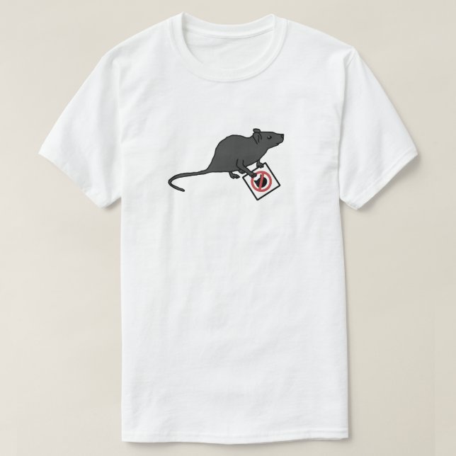 T-shirt Militant Rat  (Design devant)
