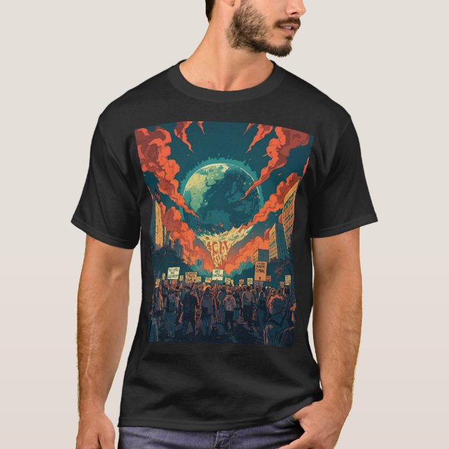 T-shirt Militantisme climatique (Devant)