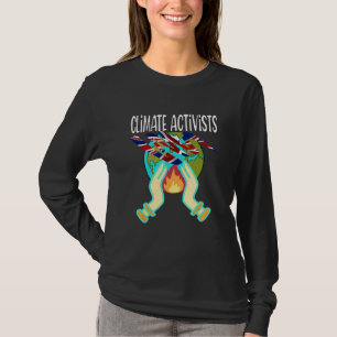 T-shirt Militants climatiques Londres Changement climatiqu