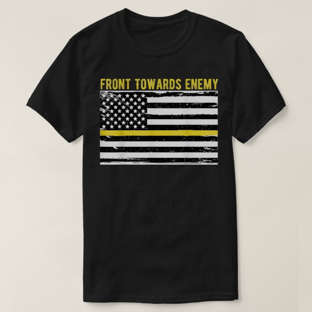 T-shirt Military front toward Enemy Vintage (Design devant)