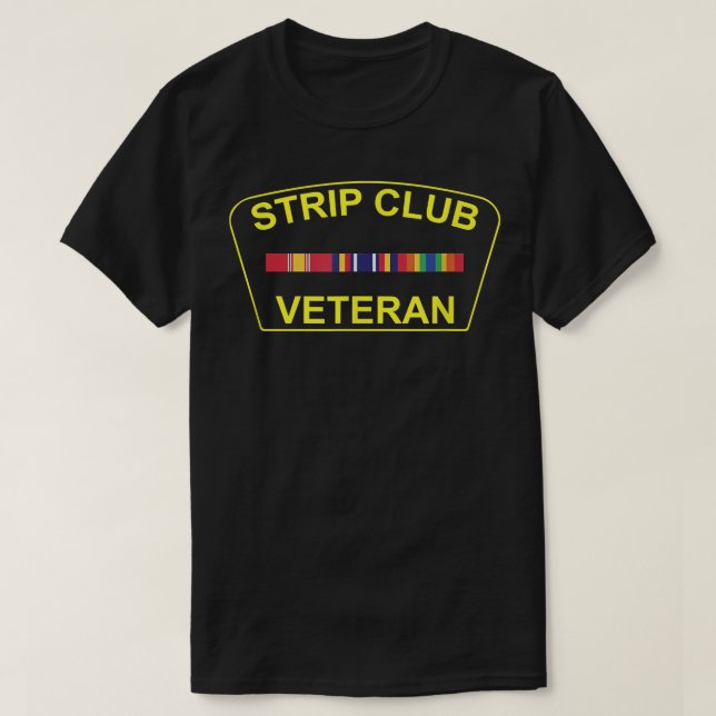 T-shirt Military Strip Club Veteran T Shirt 20509 (Design devant)