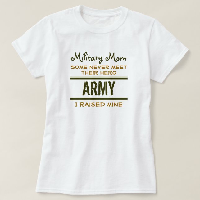 T-shirt MilitaryMom-ArmyHero2 (Design devant)