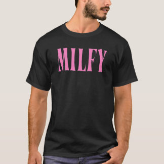 T-shirt Militer les lettres roses