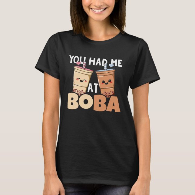 T-shirt Milk Tea Boba  Bubble Tea Maker (Devant)