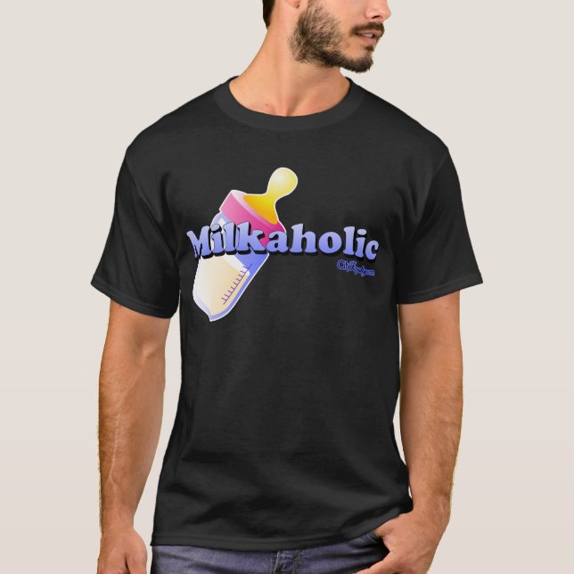 T-shirt Milkaholic (Devant)