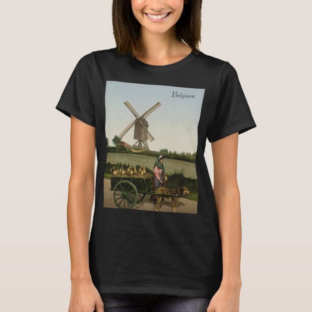 T-shirt Milkseller en Belgique (1900) (Devant)