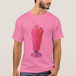T-shirt Milkshake de fraise