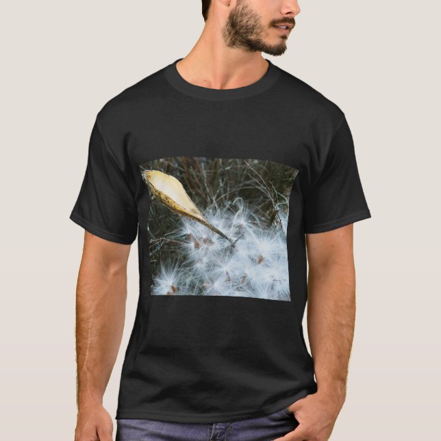 T-shirt Milkweed Seeds in Gentle Motion Tee (Devant)