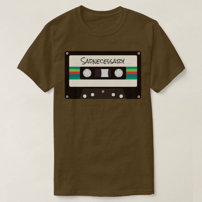 T-shirt Milky Chance Sadnecessary cassette design  (Design devant)
