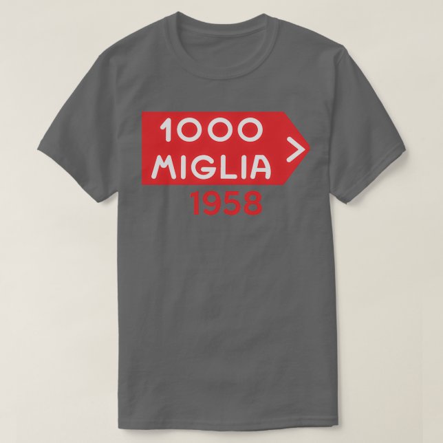 T-shirt Mille Miglia 1000 1958 (Design devant)