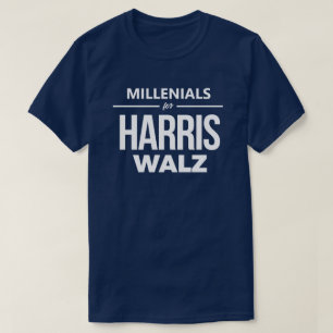 T-shirt Millénaires pour Harris Walz