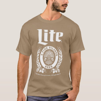 T-shirt Miller Lite Une Fine Pilsner Classique Vintage Fau