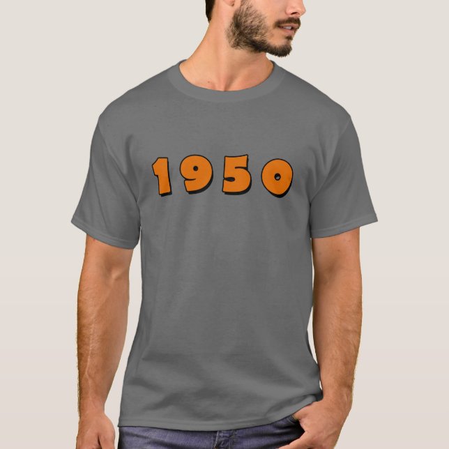 T-shirt millésime 1950 (Devant)